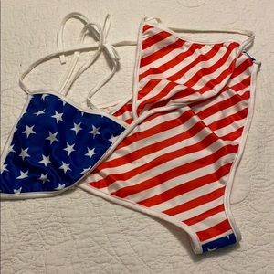 American Flag swimsuit